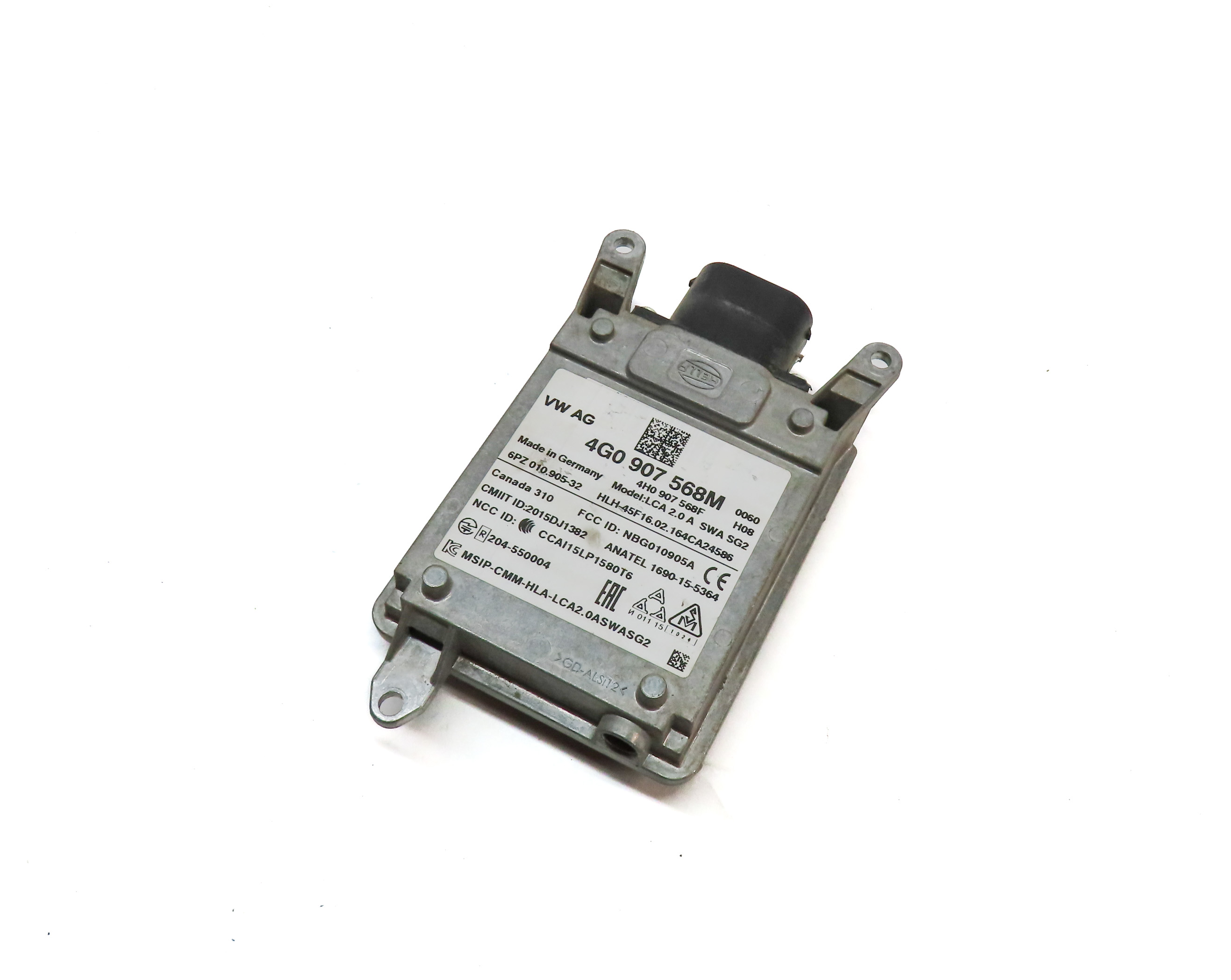 16-18 AUDI A6 A7 S6 S7 RS7 C7 4G8 REAR LEFT BLIND SPOT ASSIST RADAR SENSOR SLAVE — exact item pictured